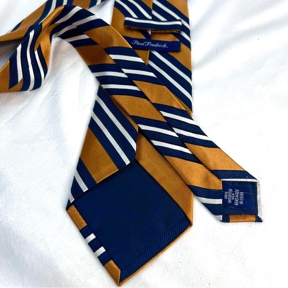 PAUL FREDRICK Handsome Men’s SilkTie - Picture 3 of 6